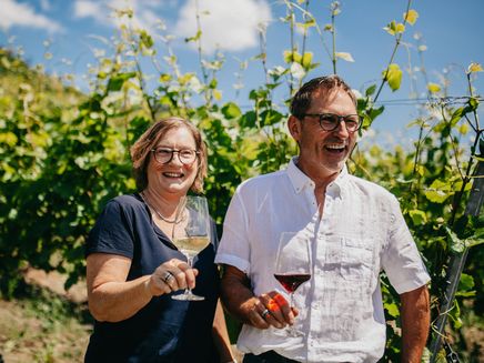 Andrea und Udo Knodt vom Weingut Knodt-Trossen