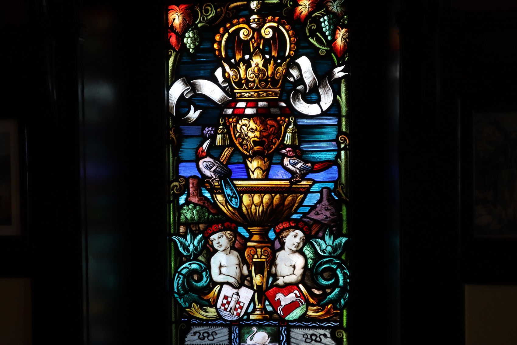 Fensterbild im Bellevue Hotel